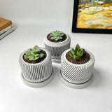 Spiral plant pot - Set of 3