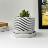 Spiral plant pot - Set of 3