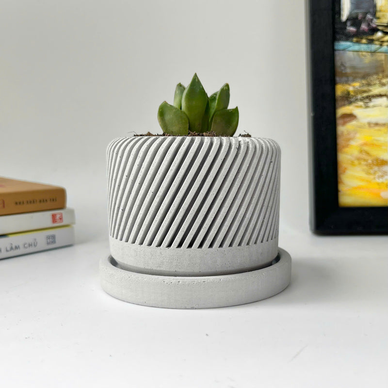 Spiral plant pot - Set of 3