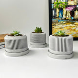 Spiral plant pot - Set of 3