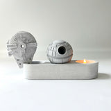 Galaxy candle holder