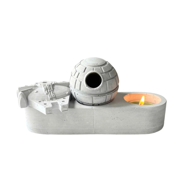 Galaxy candle holder