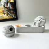 Galaxy candle holder