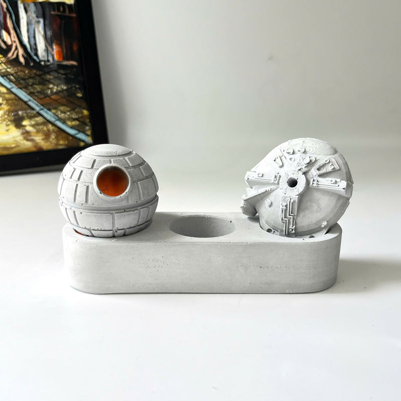 Galaxy candle holder