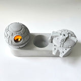 Galaxy candle holder