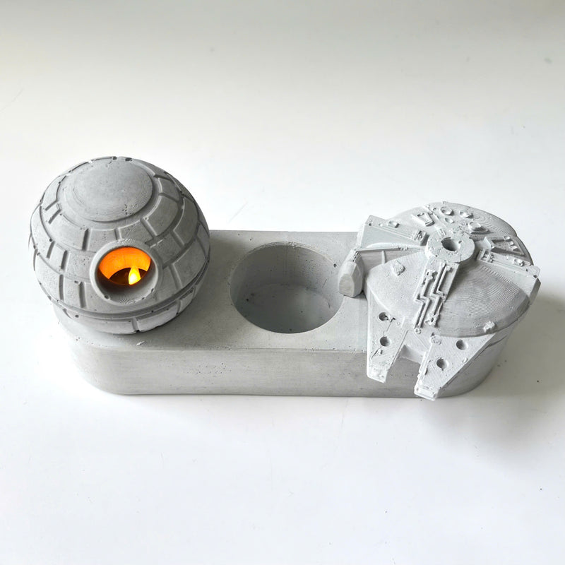 Galaxy candle holder