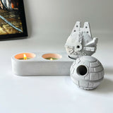 Galaxy candle holder