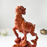 6" Wooden Goat Statue – Decorative Meditation Decor & Small Spiritual Gift for Home or Altar
