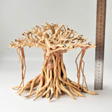 8" Driftwood Bonsai – Banyan Tree Style Decorative Sculpture