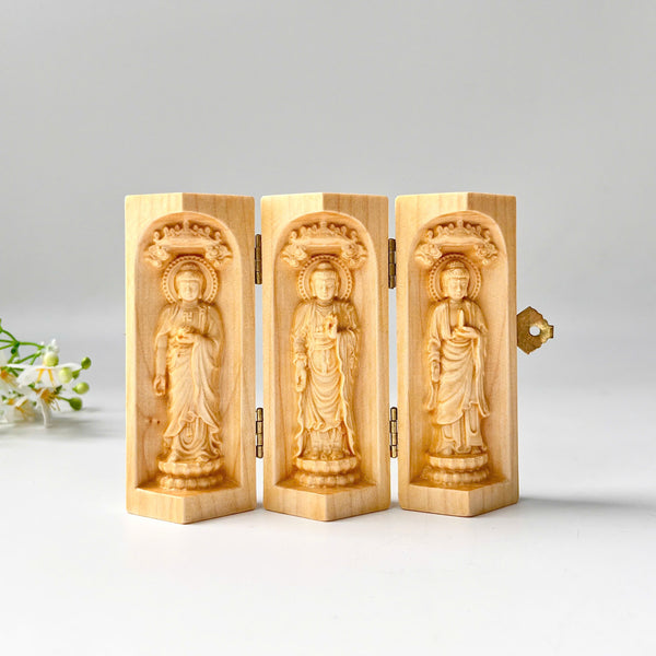 Set of Amitabha Buddha – Shakyamuni Buddha – Medicine Buddha Statues