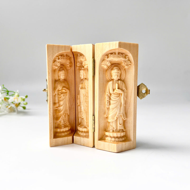 Set of Amitabha Buddha – Shakyamuni Buddha – Medicine Buddha Statues