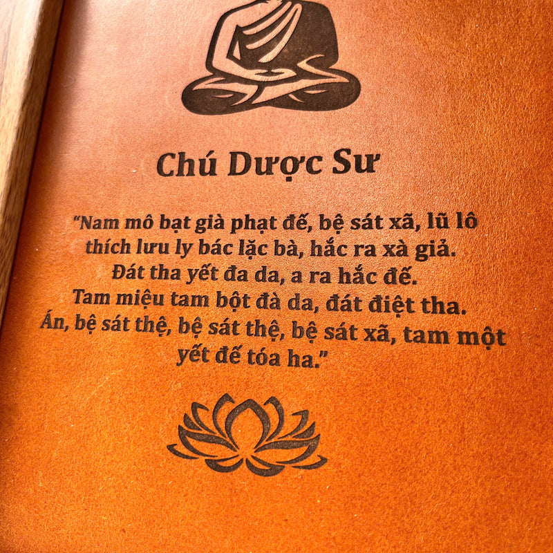 "Chu Duoc Su" Leather Painting
