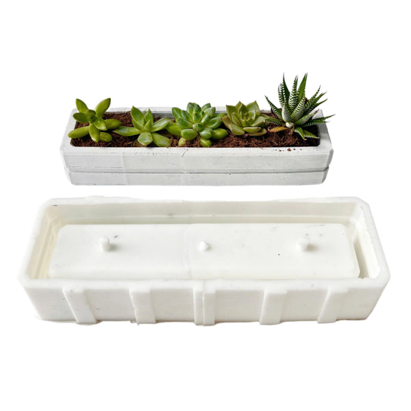 Rectangular Planter Silicone Molds