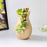 3D-Printed Vertical Grooved Plant Pot