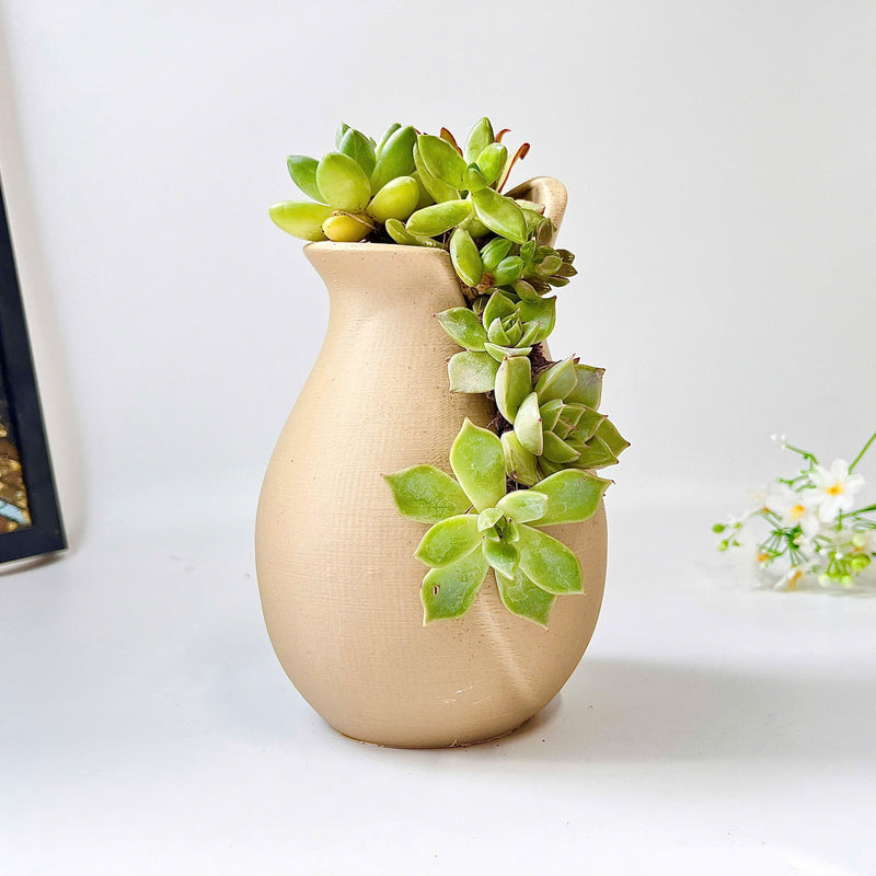 3D-Printed Vertical Grooved Plant Pot