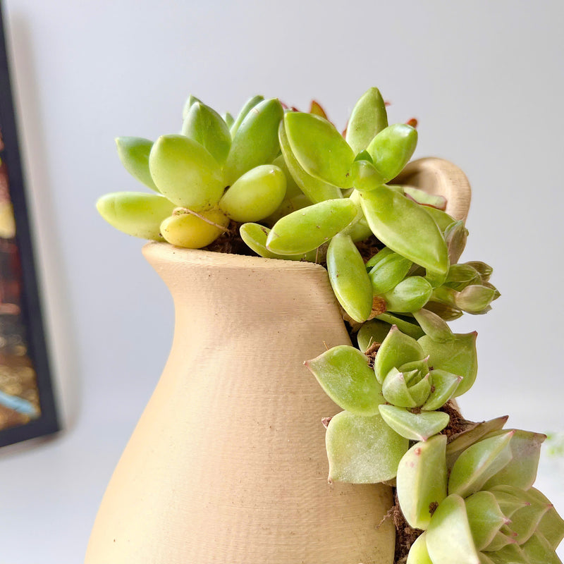 3D-Printed Vertical Grooved Plant Pot