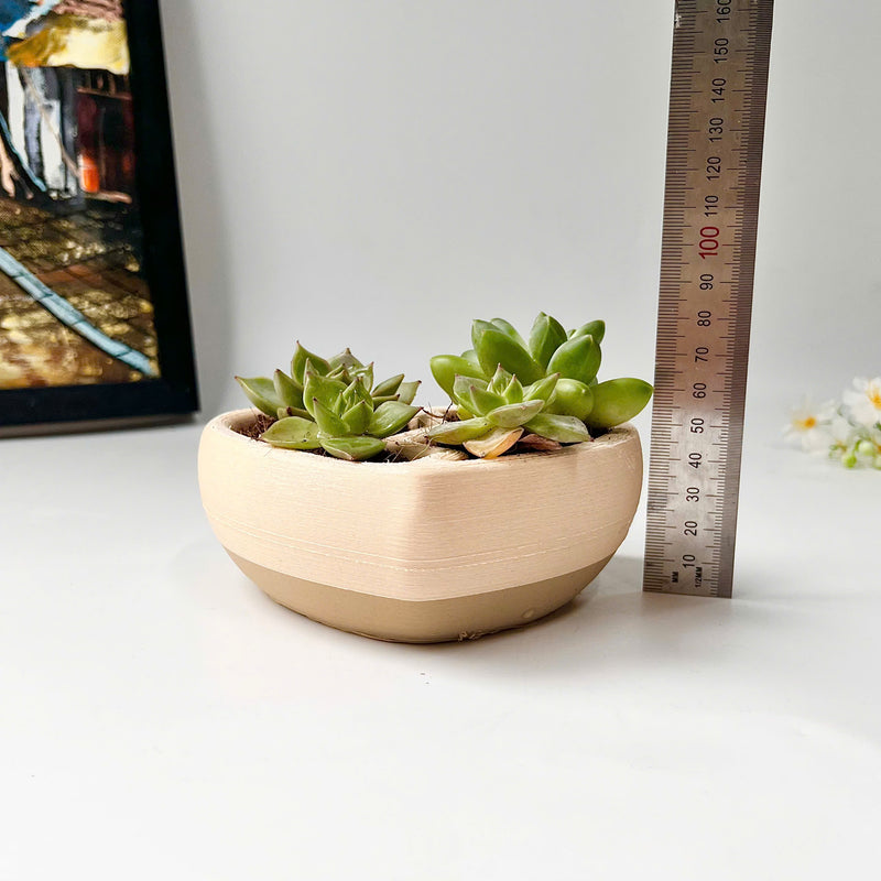 3D-Printed Heart-Shaped Plant Pot