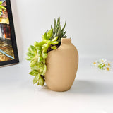 3D-Printed Planter with Wave-Like Grooves