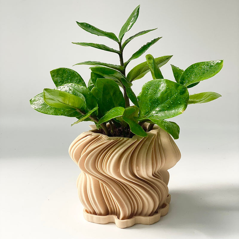 3D-Printed Wavy Planter