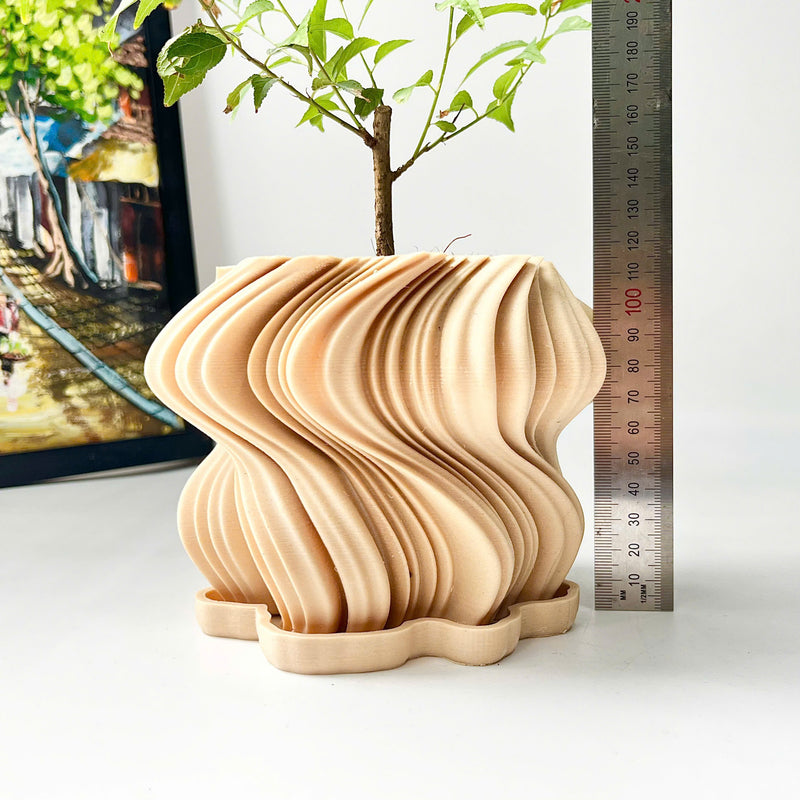 3D-Printed Wavy Planter