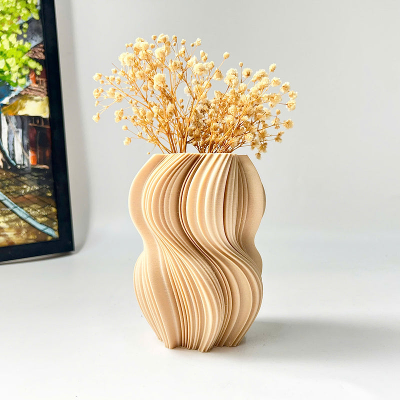 3D-Printed Water Wave Planter