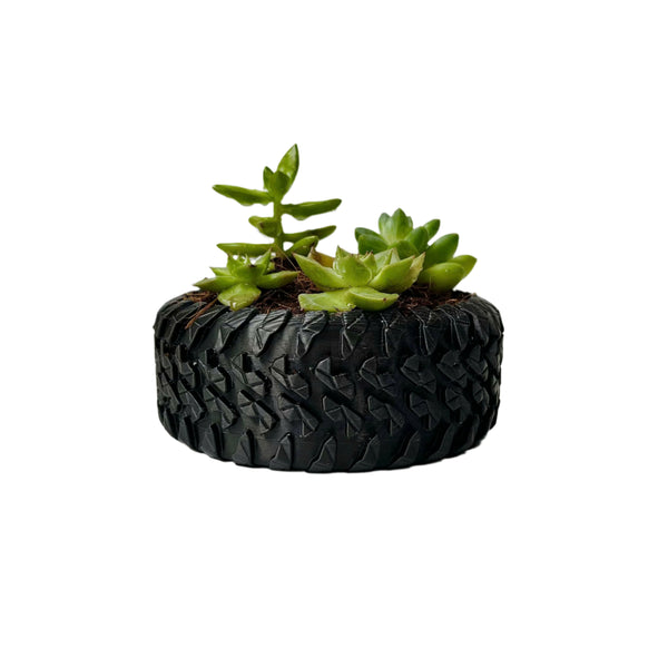 Tire-Shaped Plant Pot