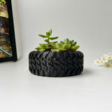 Tire-Shaped Plant Pot
