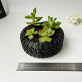 Tire-Shaped Plant Pot