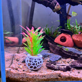 Aquarium Plant Pot Holder, Plant Holder For Aquatic Plants, Aquarium Safe Plastic