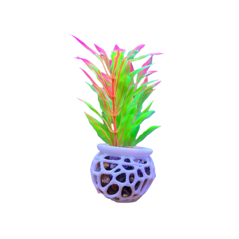 Aquarium Plant Pot Holder, Plant Holder For Aquatic Plants, Aquarium Safe Plastic