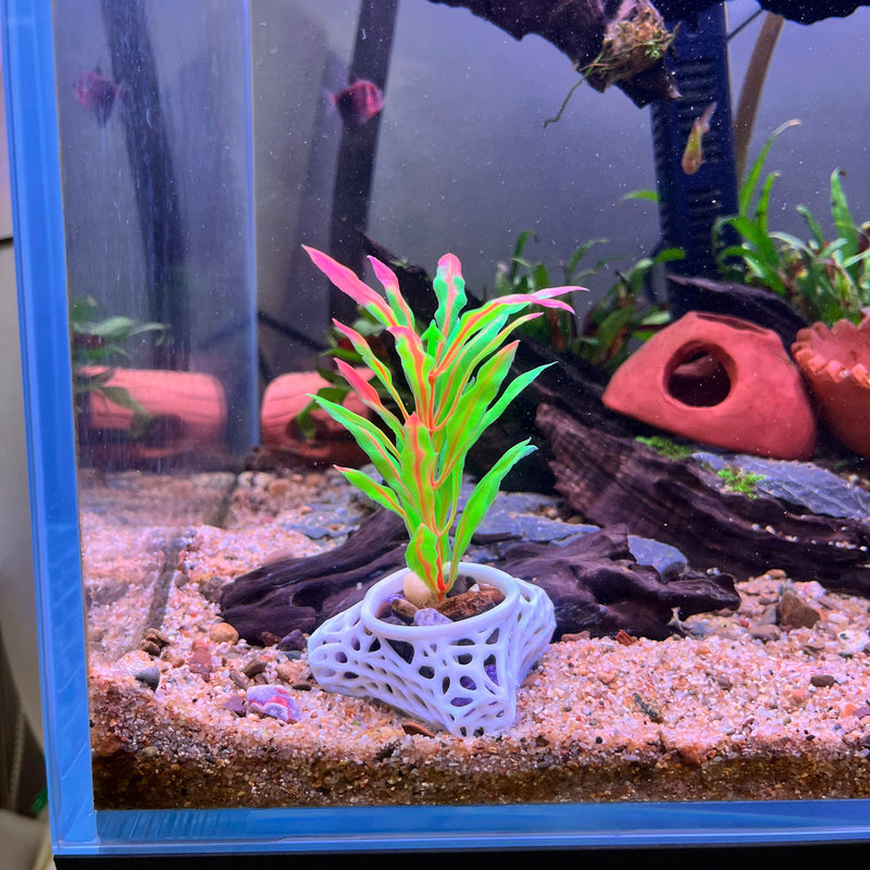 Plant Holder For Aquatic Plants, Plant Holder For Aquatic Plants, Aquarium Safe Plastic