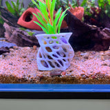Plant Holder For Aquatic Plants,Unique Designed Aquarium Plant Pot, Aquarium Safe Plastic