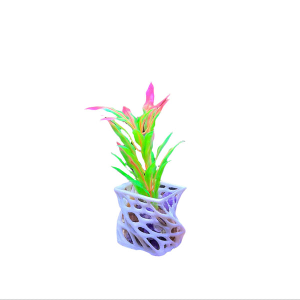 Plant Holder For Aquatic Plants,Unique Designed Aquarium Plant Pot, Aquarium Safe Plastic