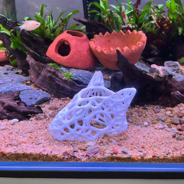 3D Printed Skullcap – Aquarium Safe Decor, Shrimp Home Hideout