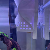 Fish Feeder With Strong Suction Cups - Adjustable Depth - Safe Plastic For Aquariums