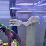 Aquarium Veggie Skewer, Food Holder with Suction Cup (Robot Hand)