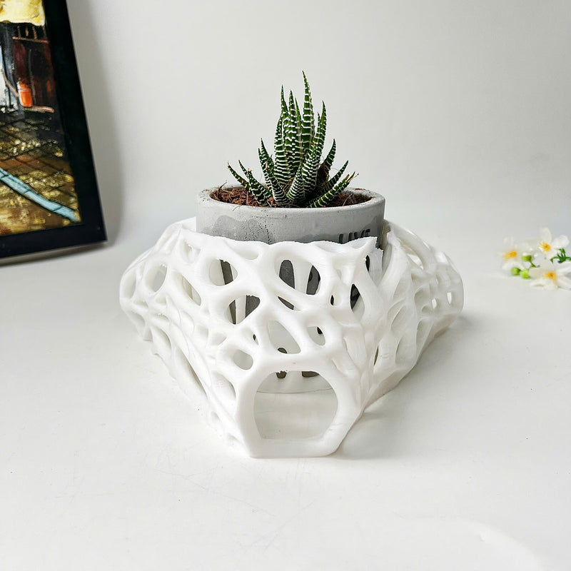 3D Printed Plant Pot Stand, Made from Safe Plastic, Decorative Holder for Planters
