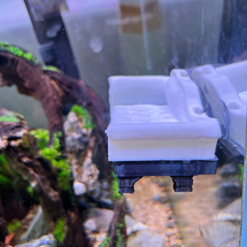 Aquarium Fish Chaise Lounge Perch Suction Cup Hammock, Safe Plastic for Aquariums