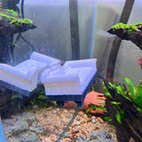 Aquarium Fish Chaise Lounge Perch Suction Cup Hammock, Safe Plastic for Aquariums