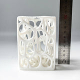 Voronoi Pencil Holder 3D Printed, Geometric Desk Organizer, Modern Minimalist Decor