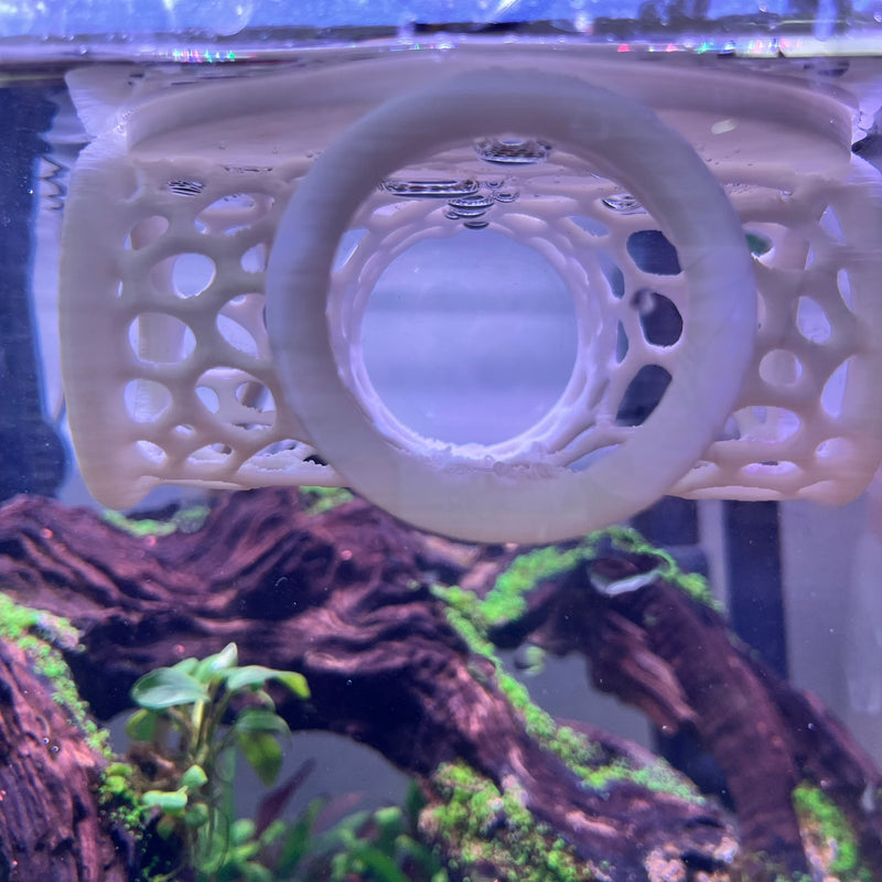 Aquarium Floating Tunnel. Floating Hide For Fish, Safe Plastic For Aquariums