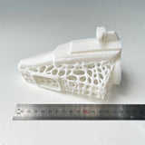 Floating Tunnel Hide for Fish, Safe Plastic For Aquariums (Spaceship)