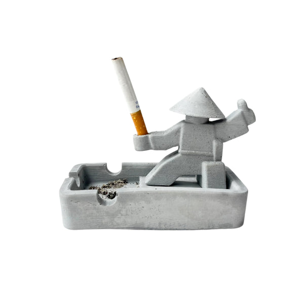 Samurai-Shaped Ashtray