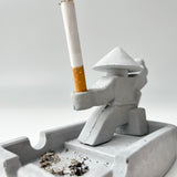 Samurai-Shaped Ashtray