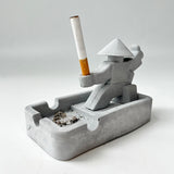 Samurai-Shaped Ashtray