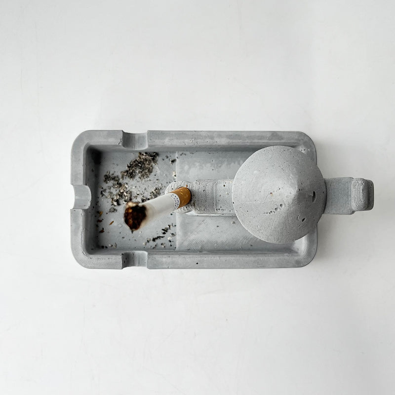 Samurai-Shaped Ashtray