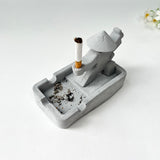 Samurai-Shaped Ashtray