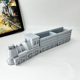 3D-Printed Vintage Train Model Planter
