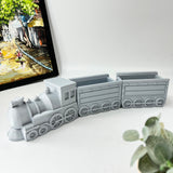 3D-Printed Vintage Train Model Planter