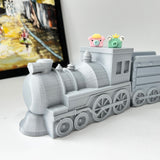 3D-Printed Vintage Train Model Planter